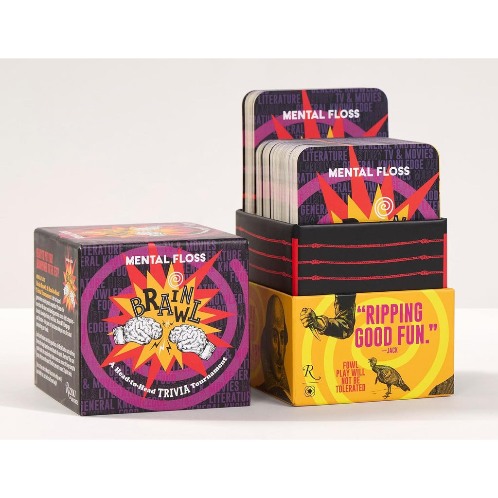 Mental Floss Brain Brawl: A Head-to-Head Trivia Tournament Cards