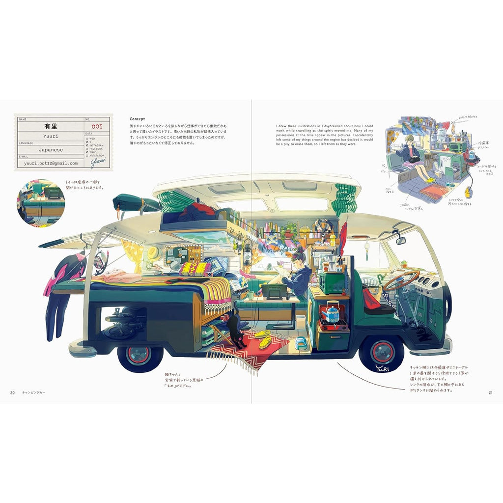 Miniature Worlds: Files of Illustrators Who Draw Small Fantasy Worlds
