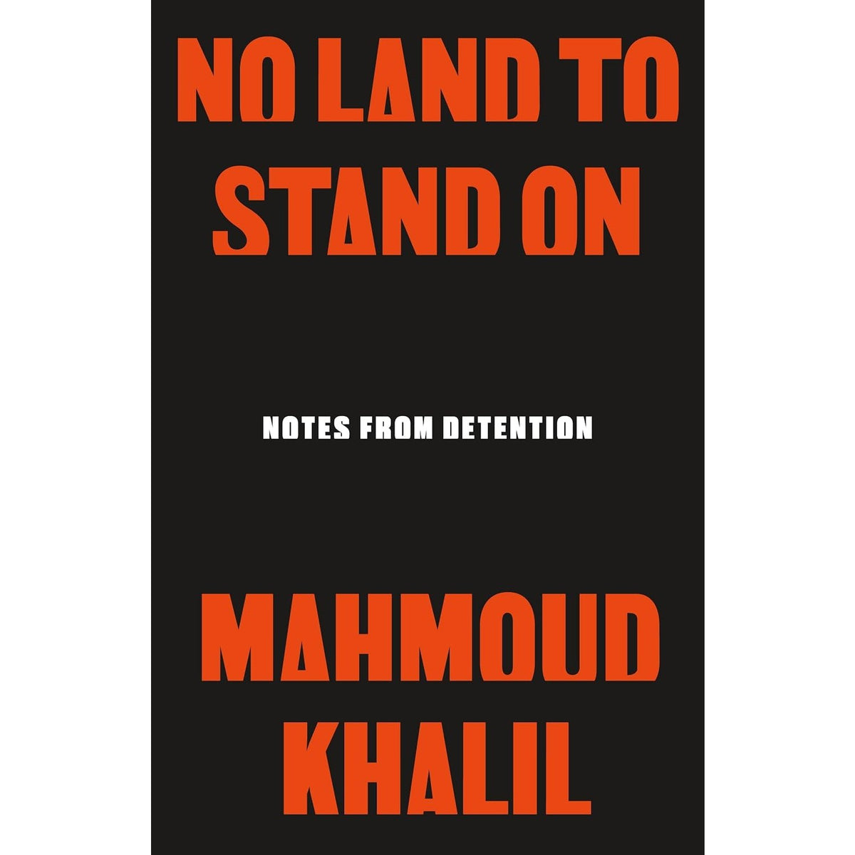 No Land to Stand On: Notes from Detention