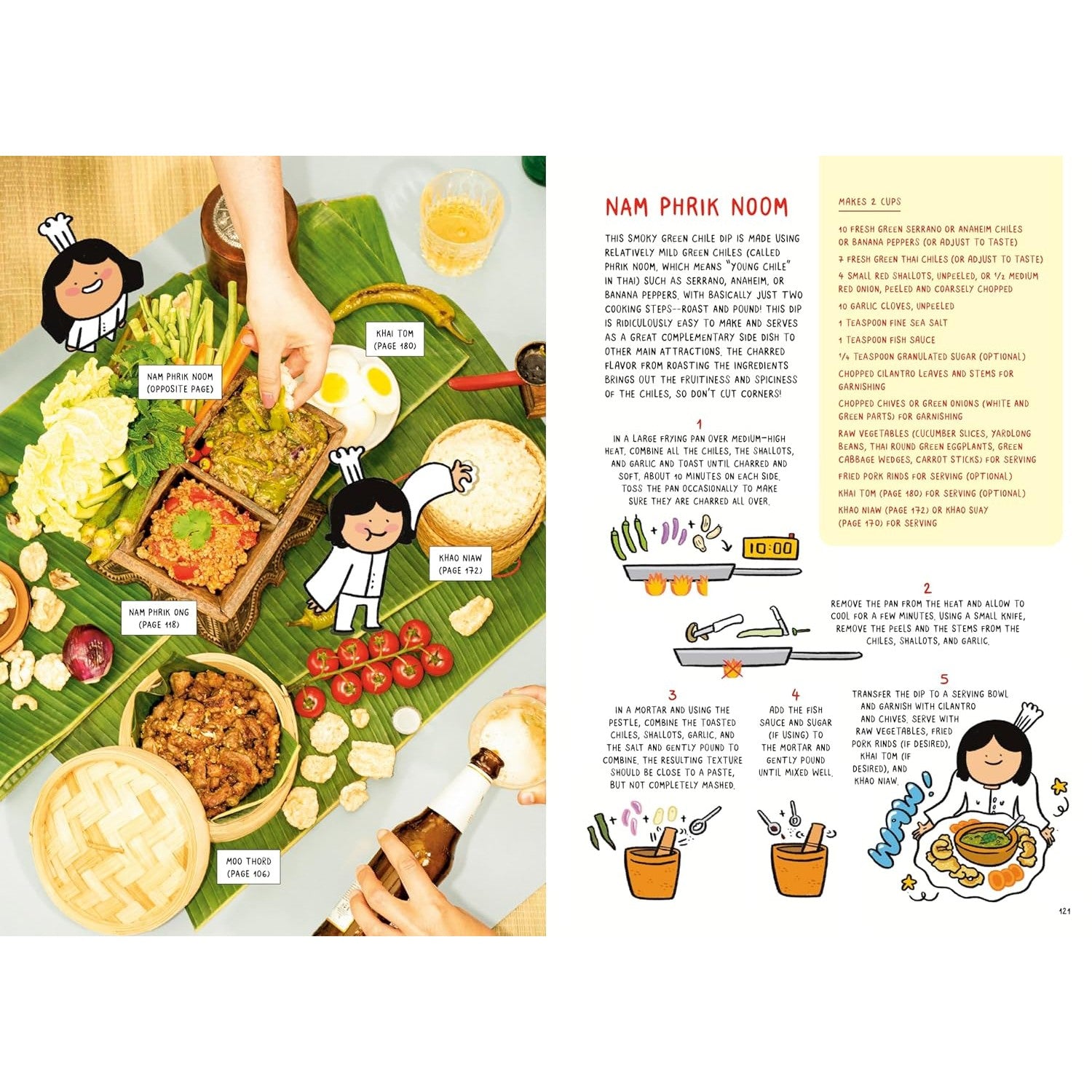 Noodles, Rice, and Everything Spice: A Thai Comic Book Cookbook 