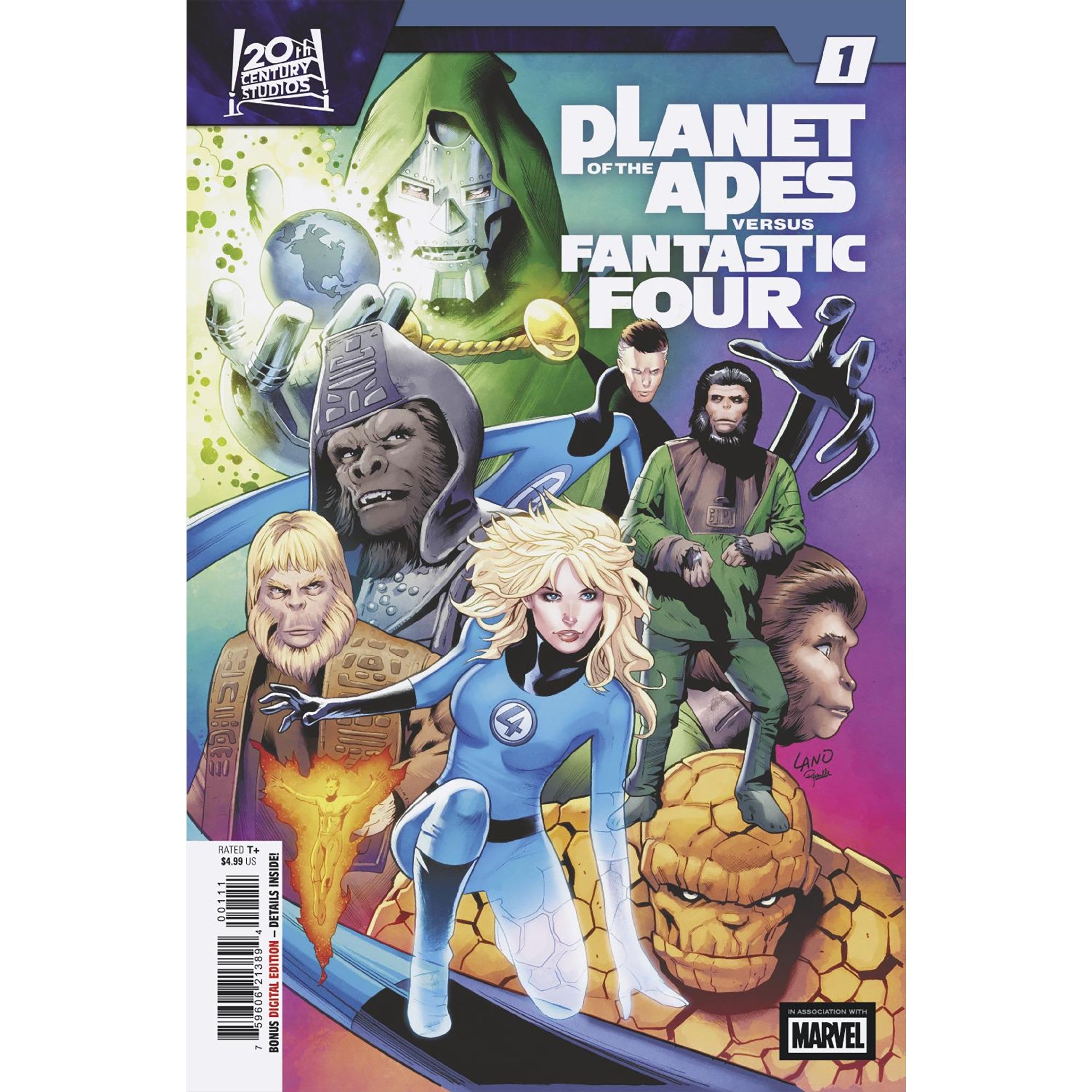 Planet Of The Apes Vs. Fantastic Four #1