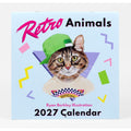 Retro Animals Wall Calendar 2027