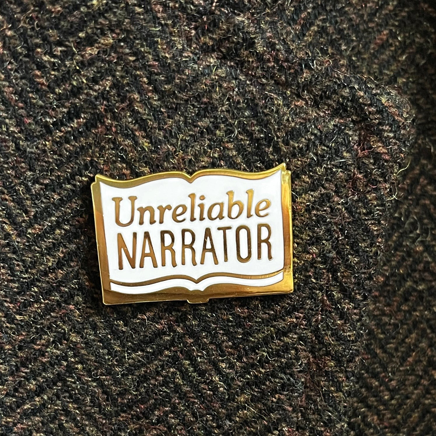Unreliable Narrator Pin