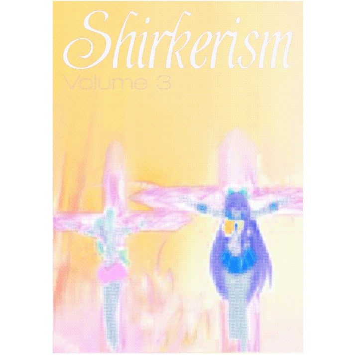Book cover of 'Shirkerism Volume 3' with pastel colors and abstract design.