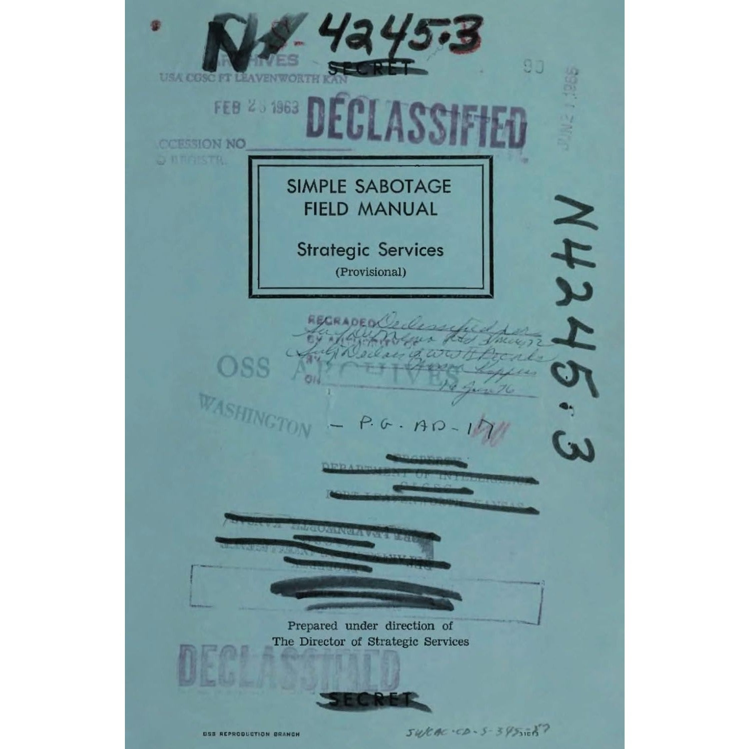 Simple Sabotage Field Manual