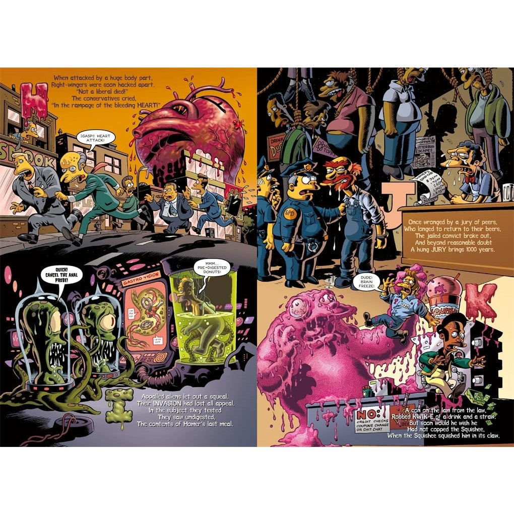 Simpsons Treehouse of Horror Ominous Omnibus Volume 3: Fiendish