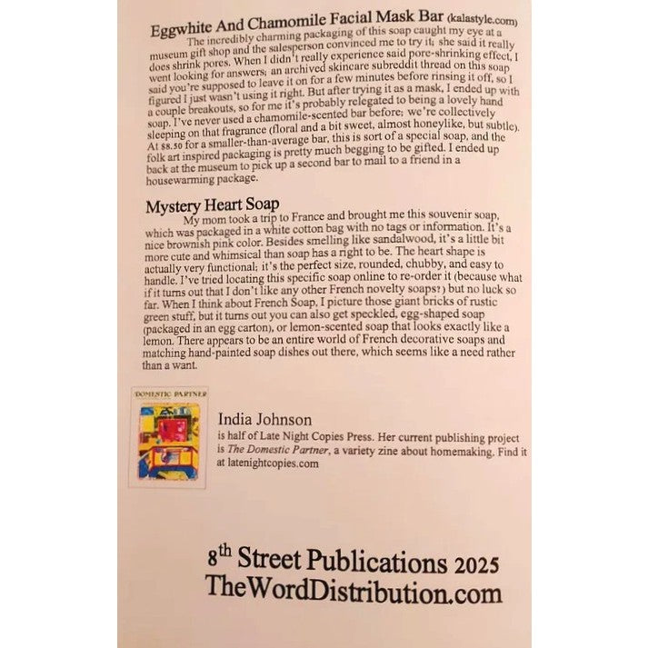 Soap Dish #3: A Zine About Soap and Stuff 
