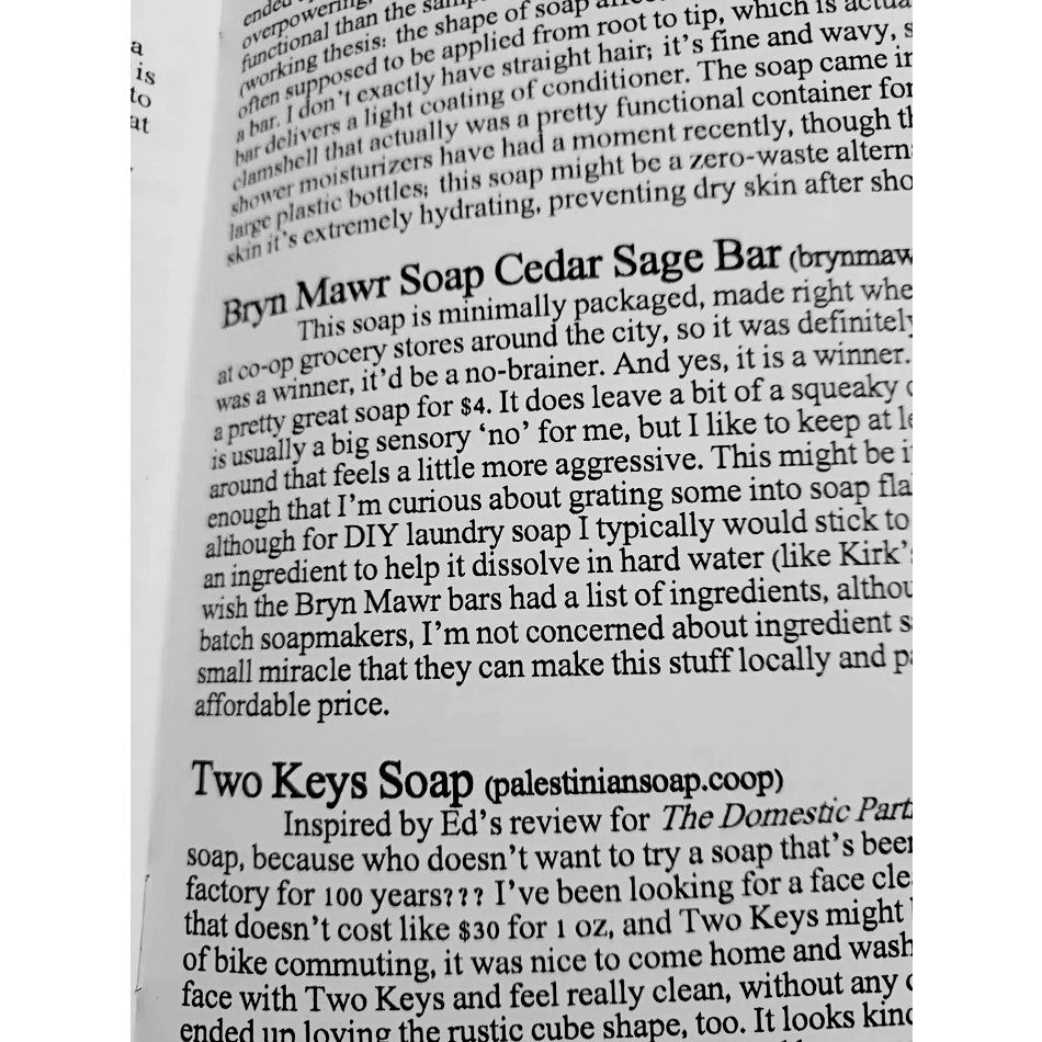 Soap Dish #3: A Zine About Soap and Stuff 