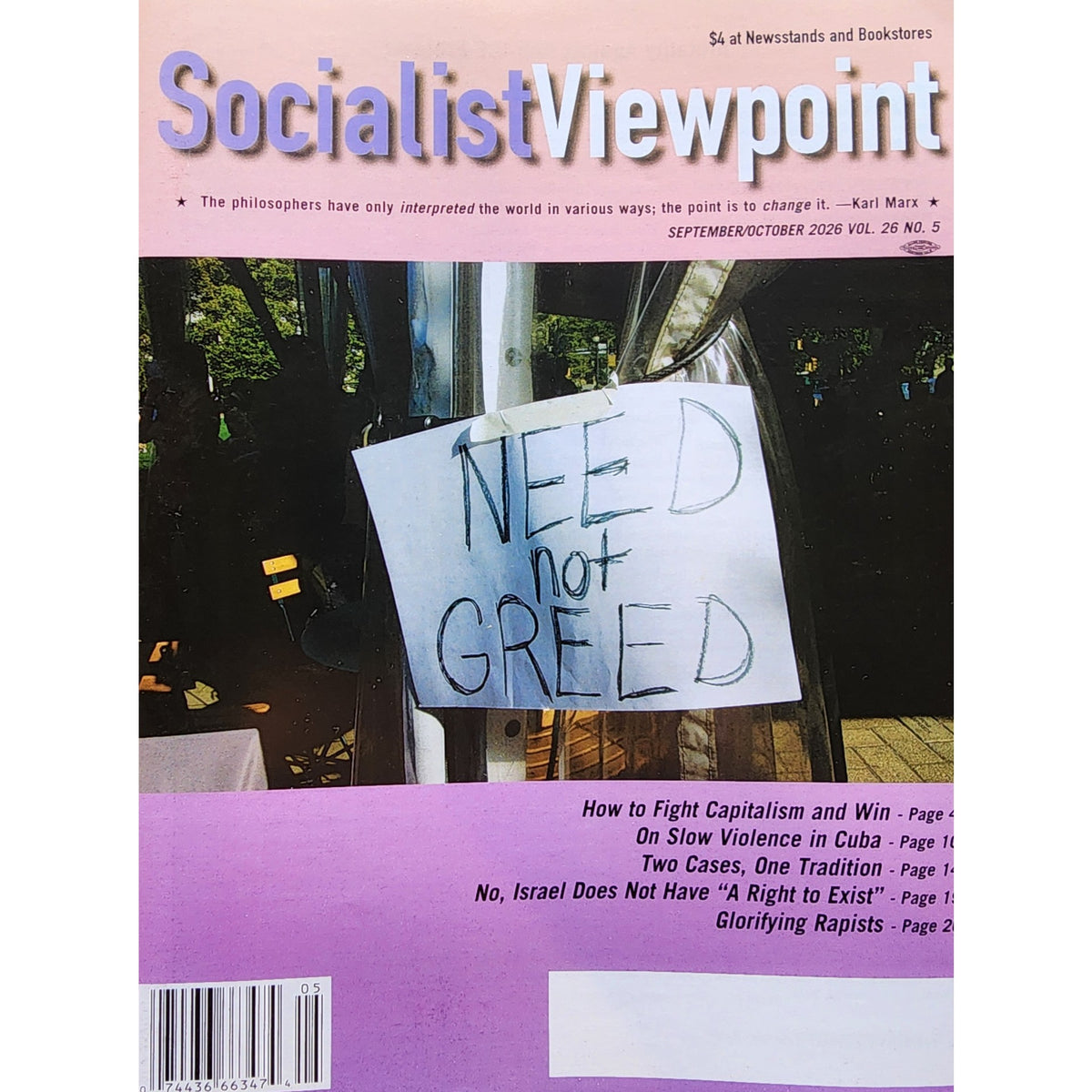 Socialist Viewpoint Magazine Vol. 26 #5