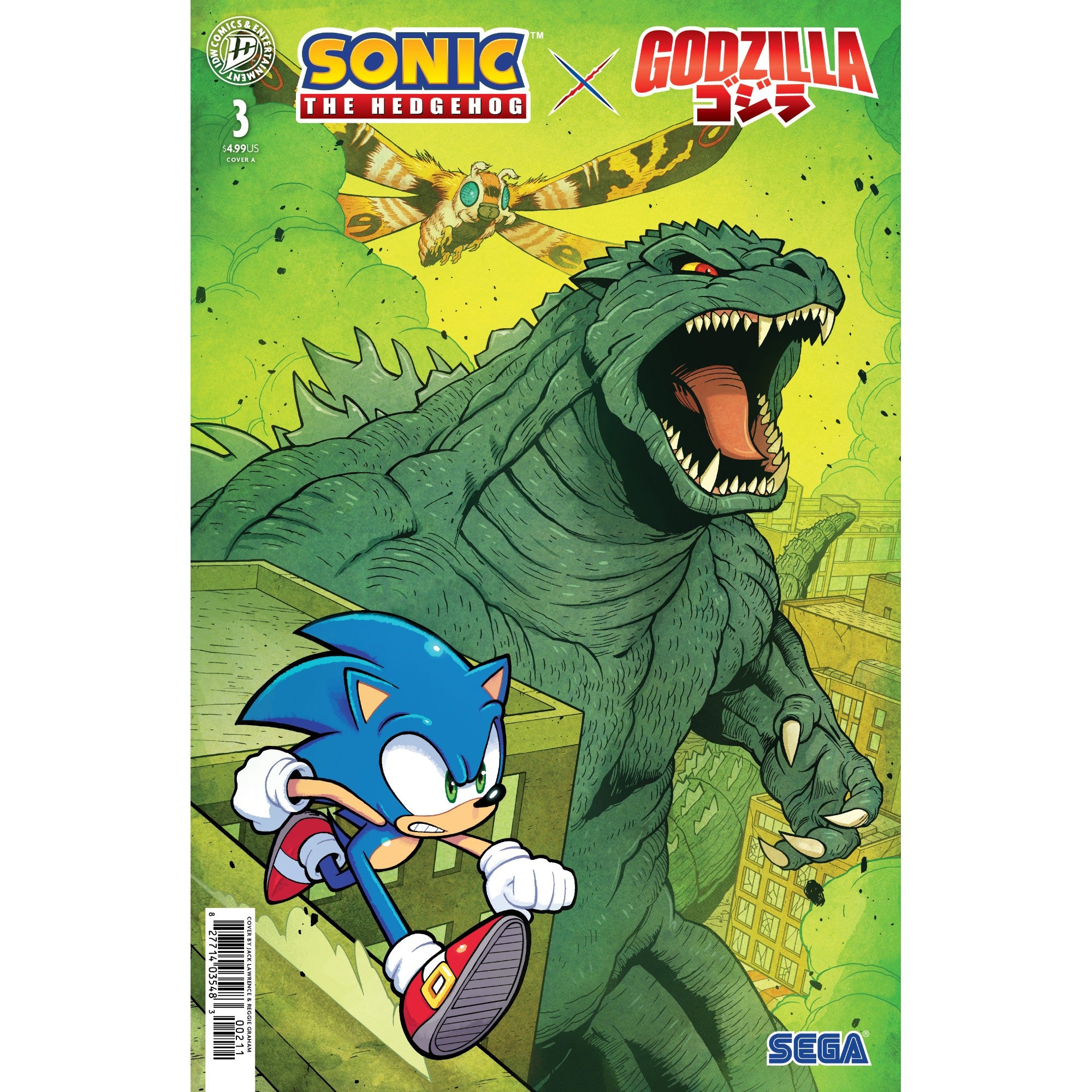 Sonic The Hedgehog X Godzilla #3