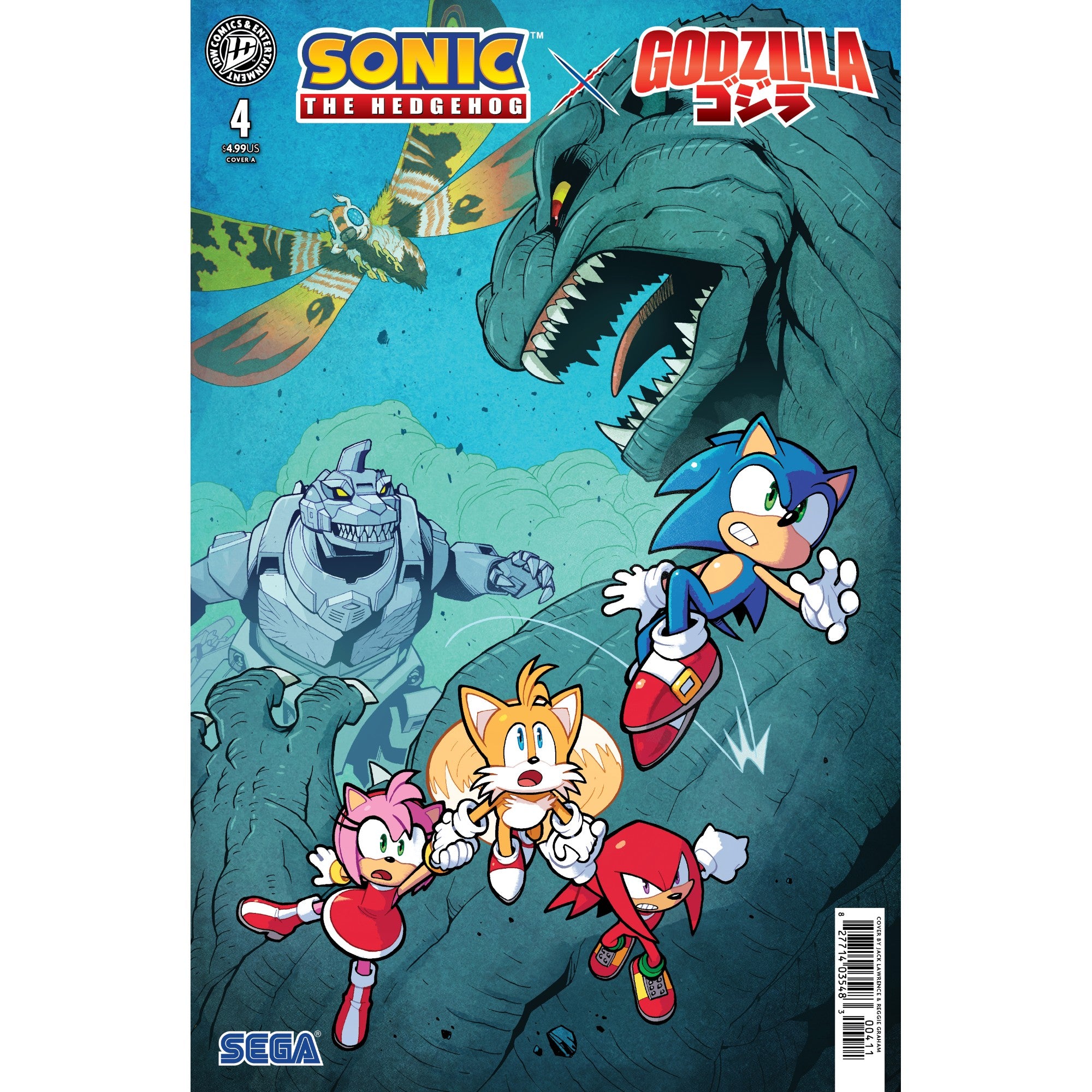 Sonic The Hedgehog X Godzilla #4