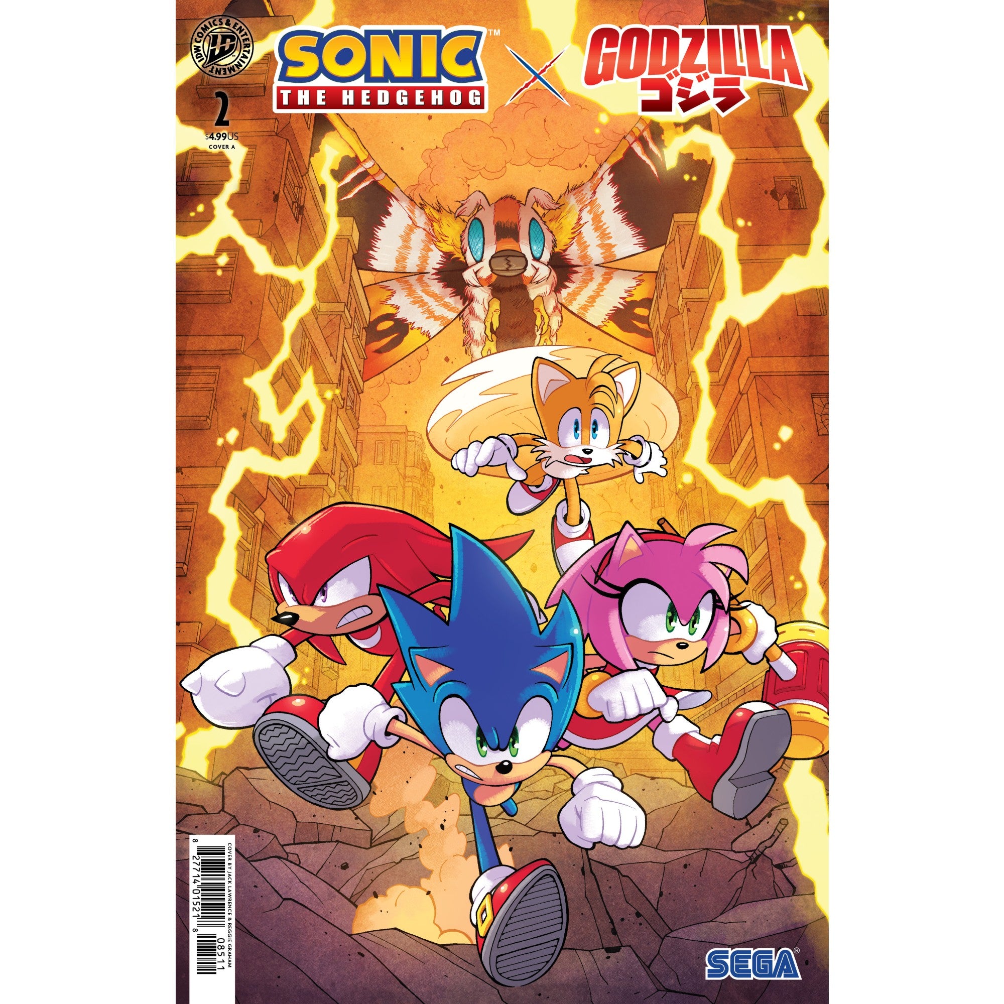 Sonic The Hedgehog X Godzilla #2