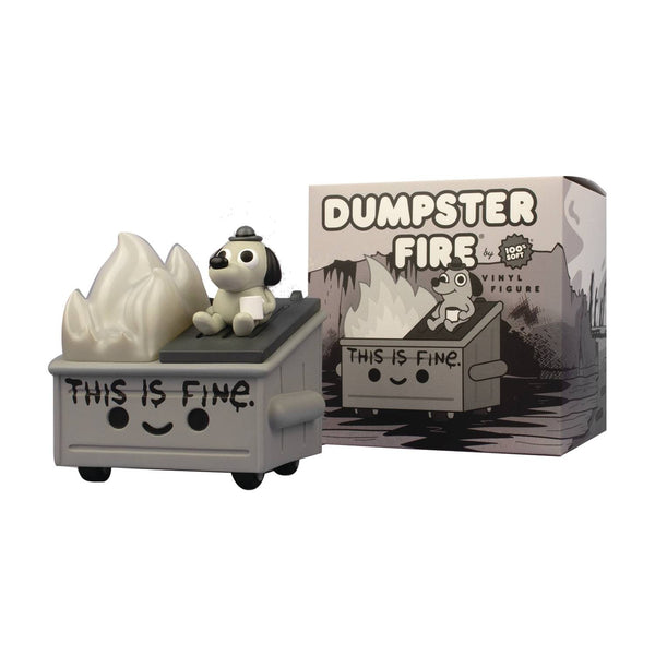 Dumpster Fire Vinyl Figure (Newsprint Version)
