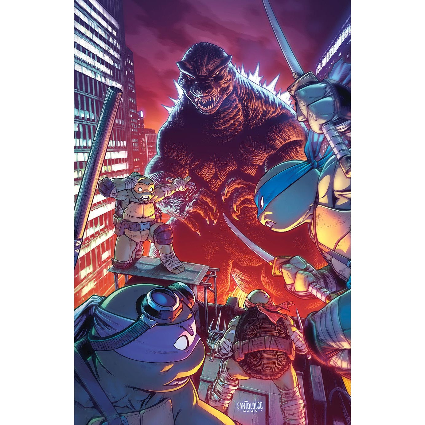 Teenage Mutant Ninja Turtles x Godzilla #2