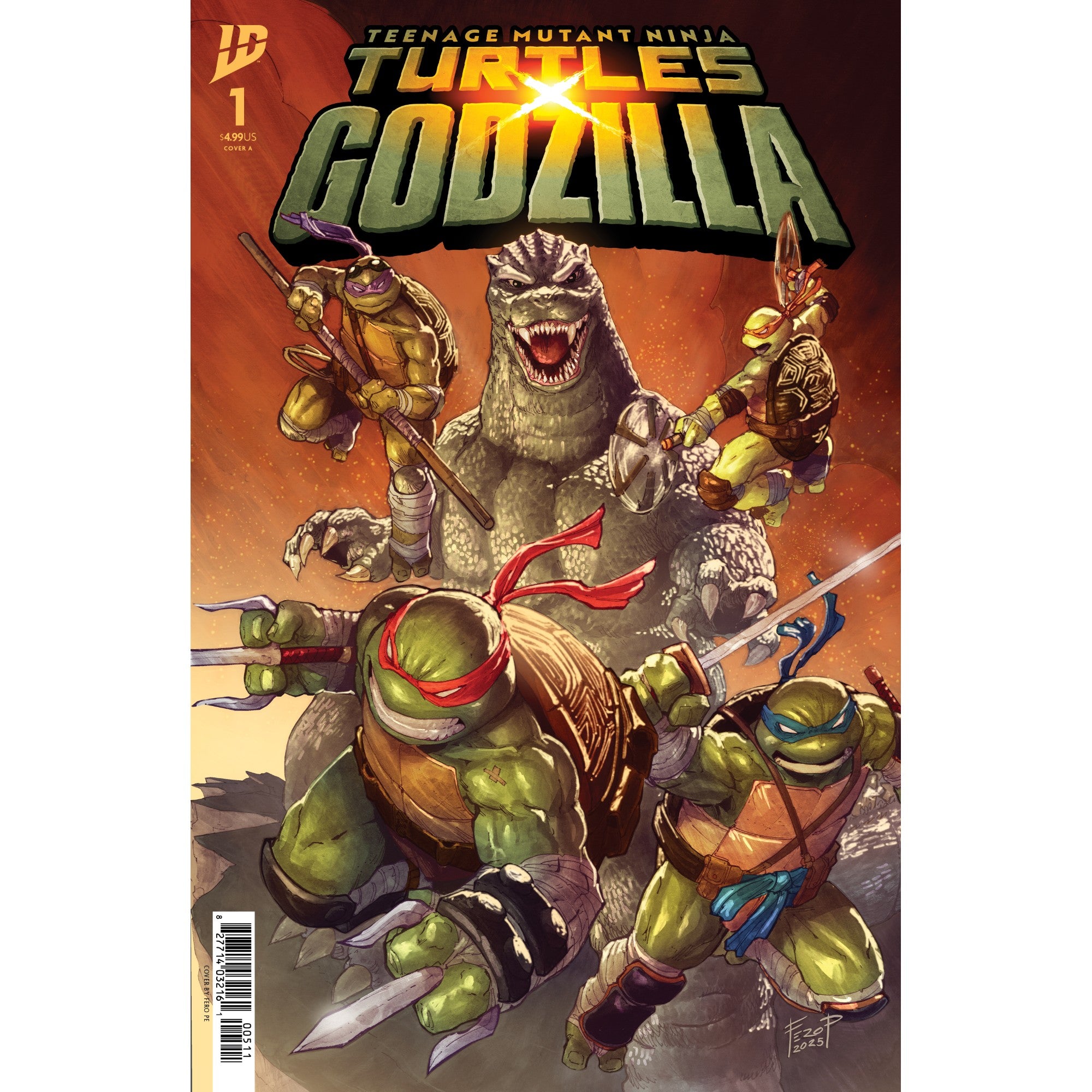Teenage Mutant Ninja Turtles x Godzilla #1 – Atomic Books