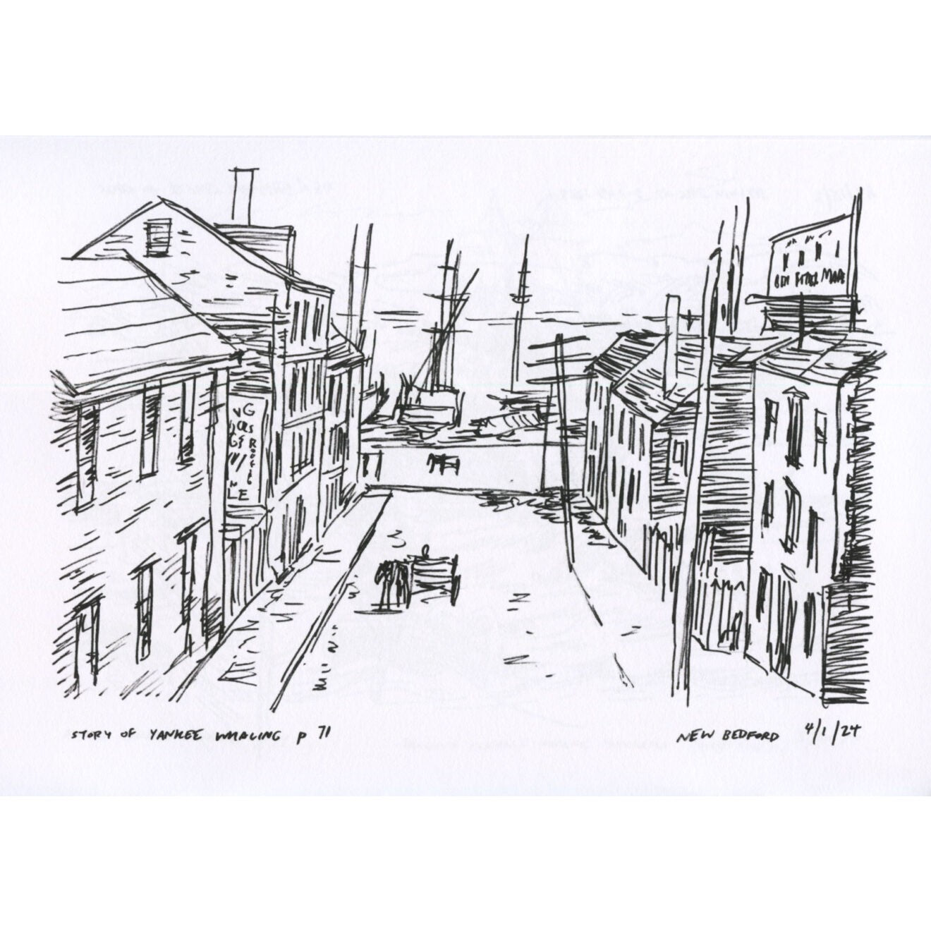Whaling Sketches: Related to "Moby-Dick" Volume 1: Mar. - May 2024