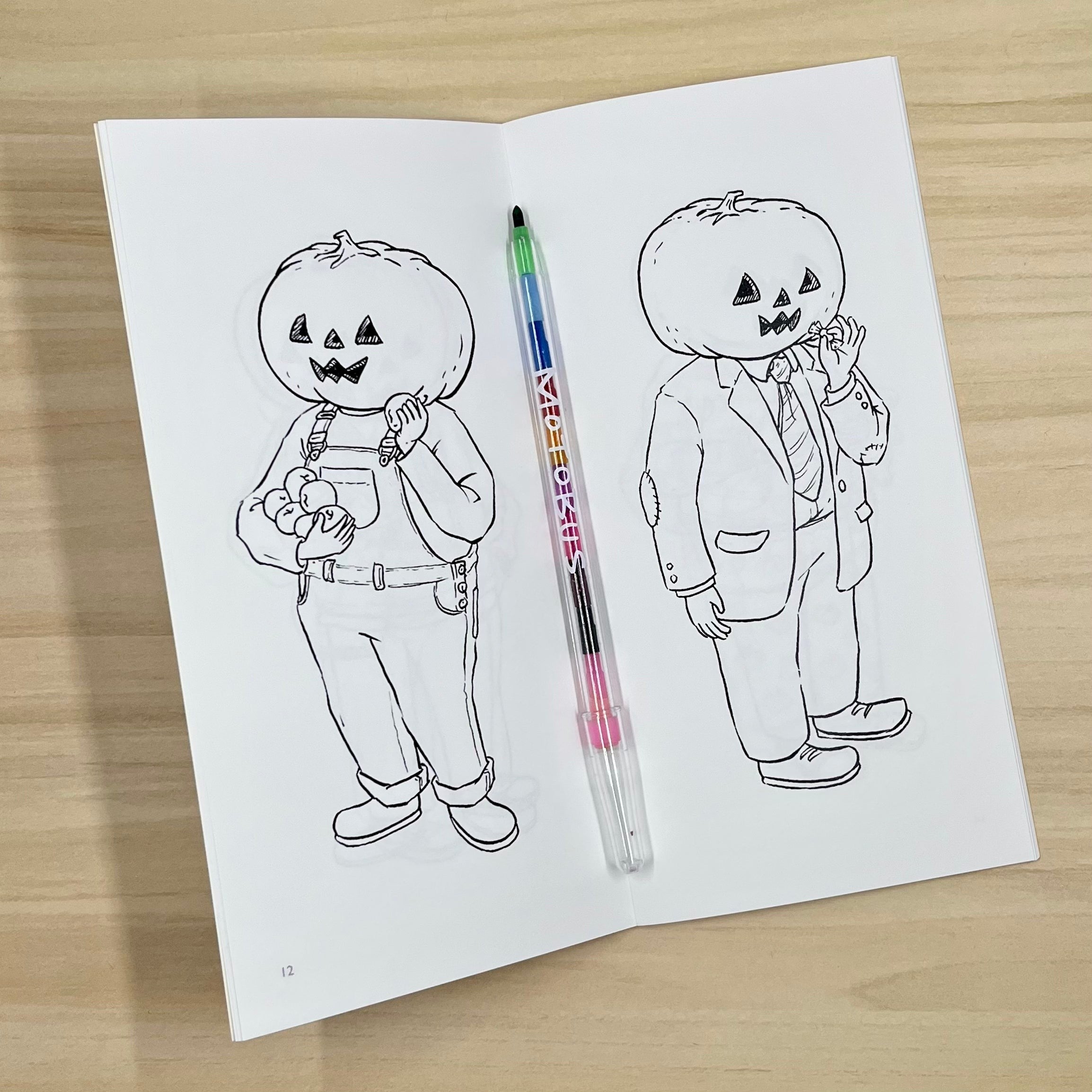 What to Wear, What to Wear: A Pumpkinhead Coloring Book