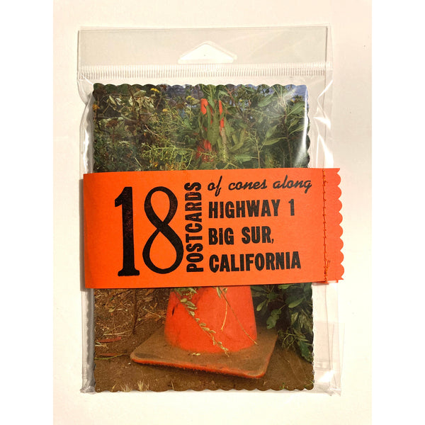 18 Postcards Of Cones Along Highway 1, Big Sur California