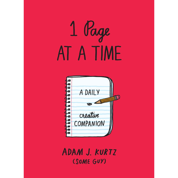 1 Page at a Time (Red): A Daily Creative Companion