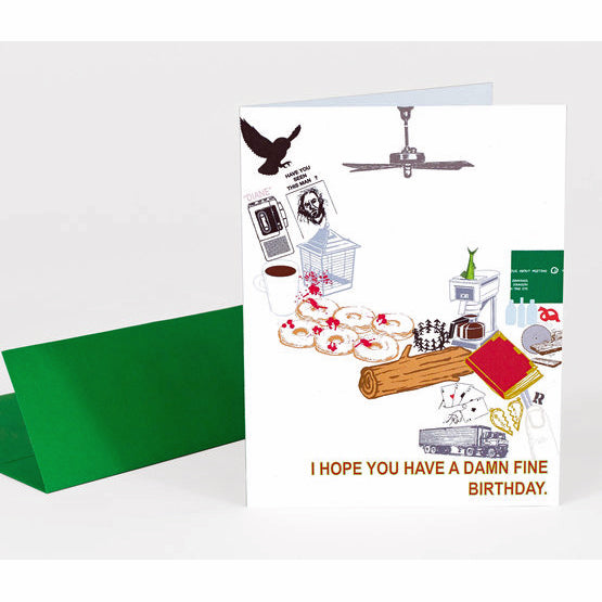 Agent Cooper's Birthday Notecard