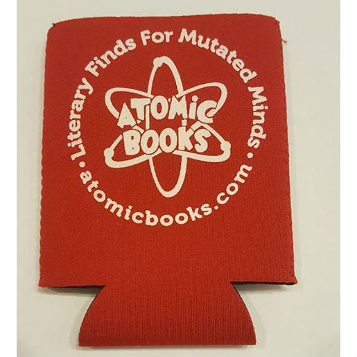 Atomic Books Beer Koozie