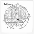 Baltimore Letterpress Print