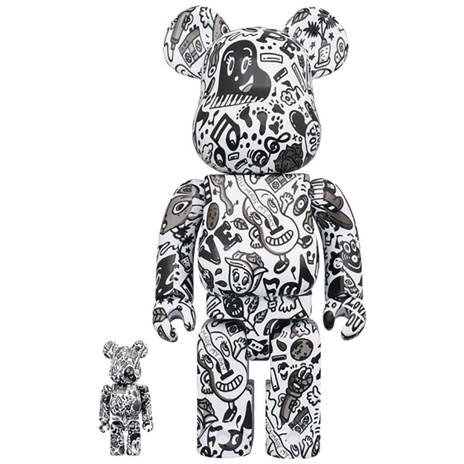 Chocomoo Bearbrick 2-Pack