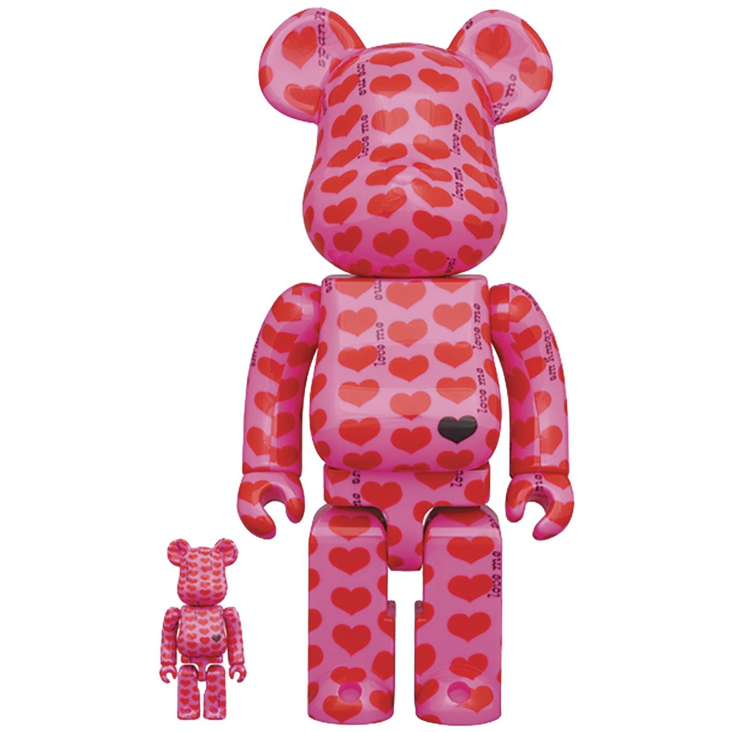 Headwax Org Pink Heart Bearbrick 2-Pack – Atomic Books