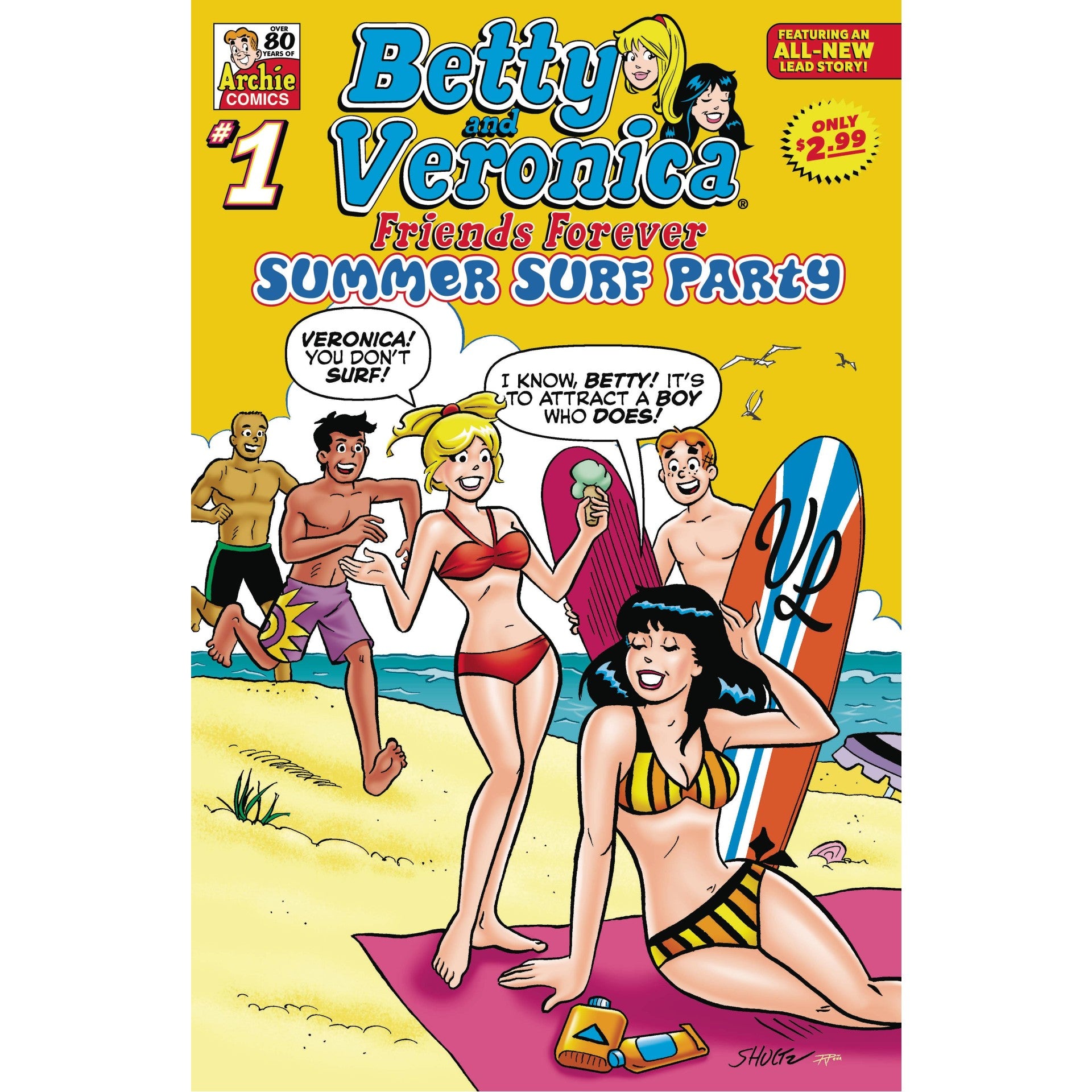 Betty And Veronica Friends Forever Summer Surf Party #1