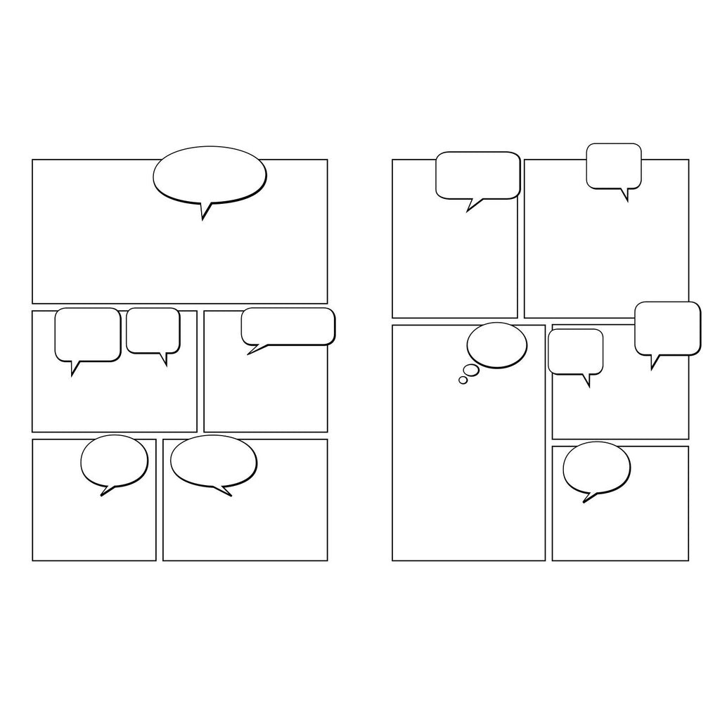 Blank Comic Book: Draw Your Own!