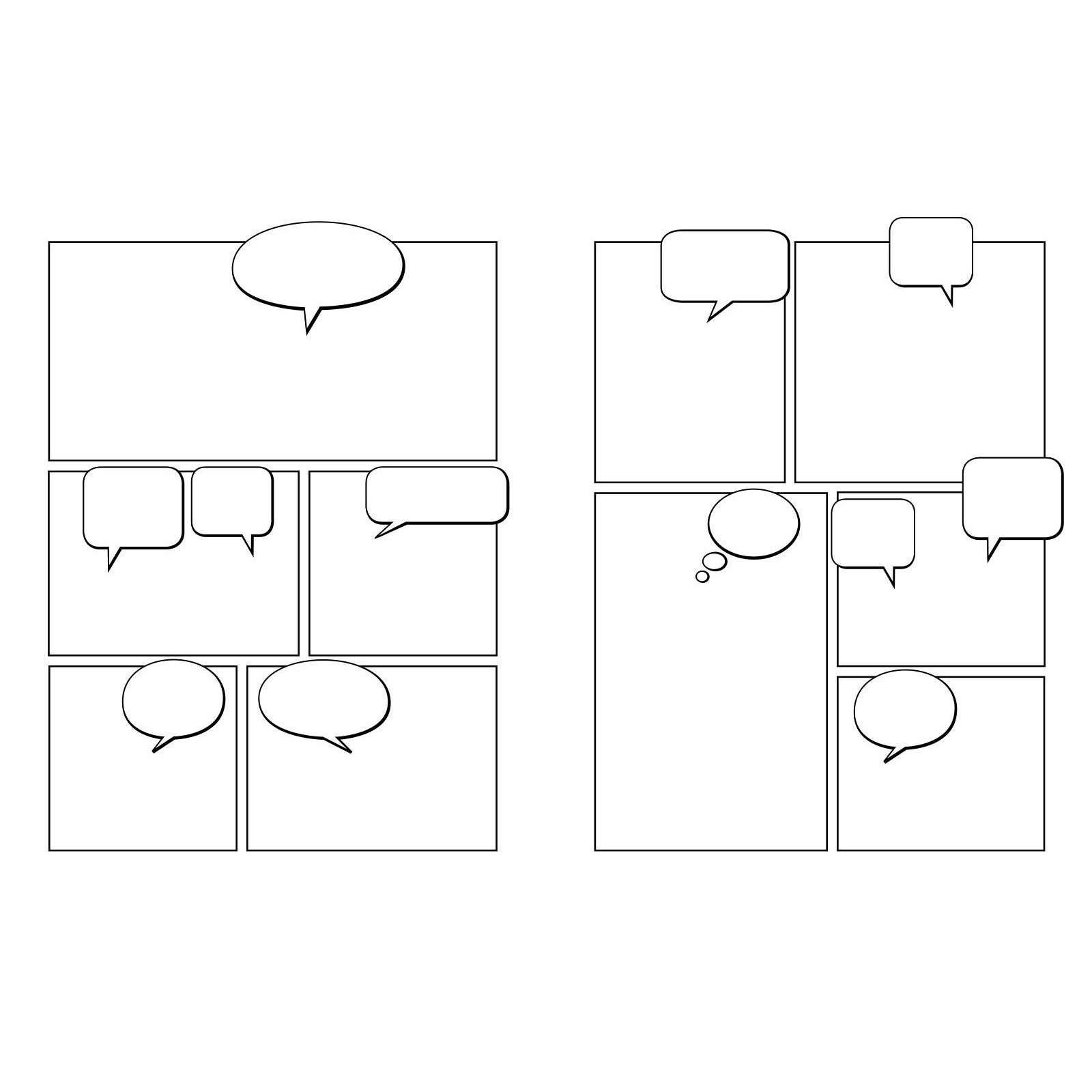 Blank Comic Book: Draw Your Own!