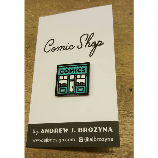 Comic Shop Pin