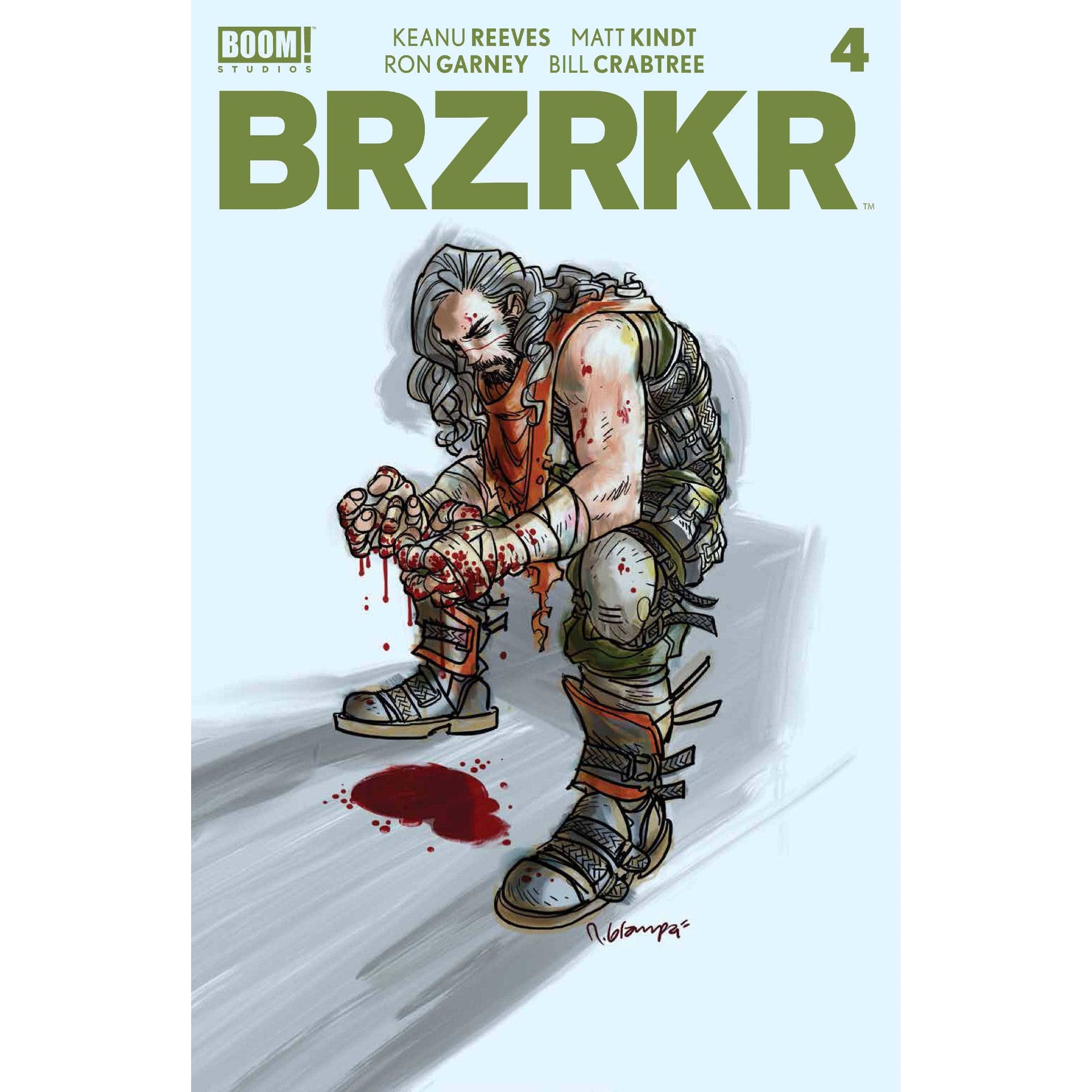 BRZRKR #4  (cover a)