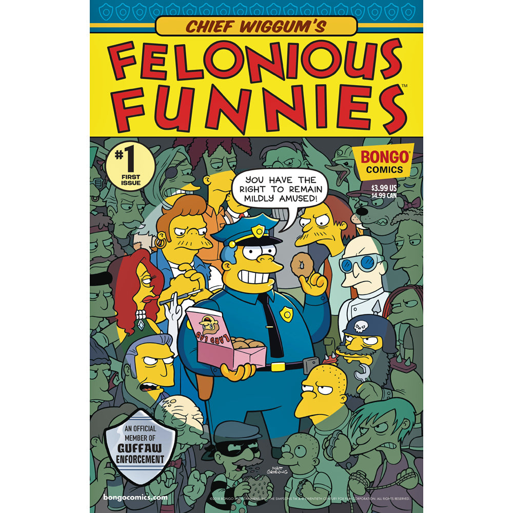 Chief Wiggums Felonious Funnies #1
