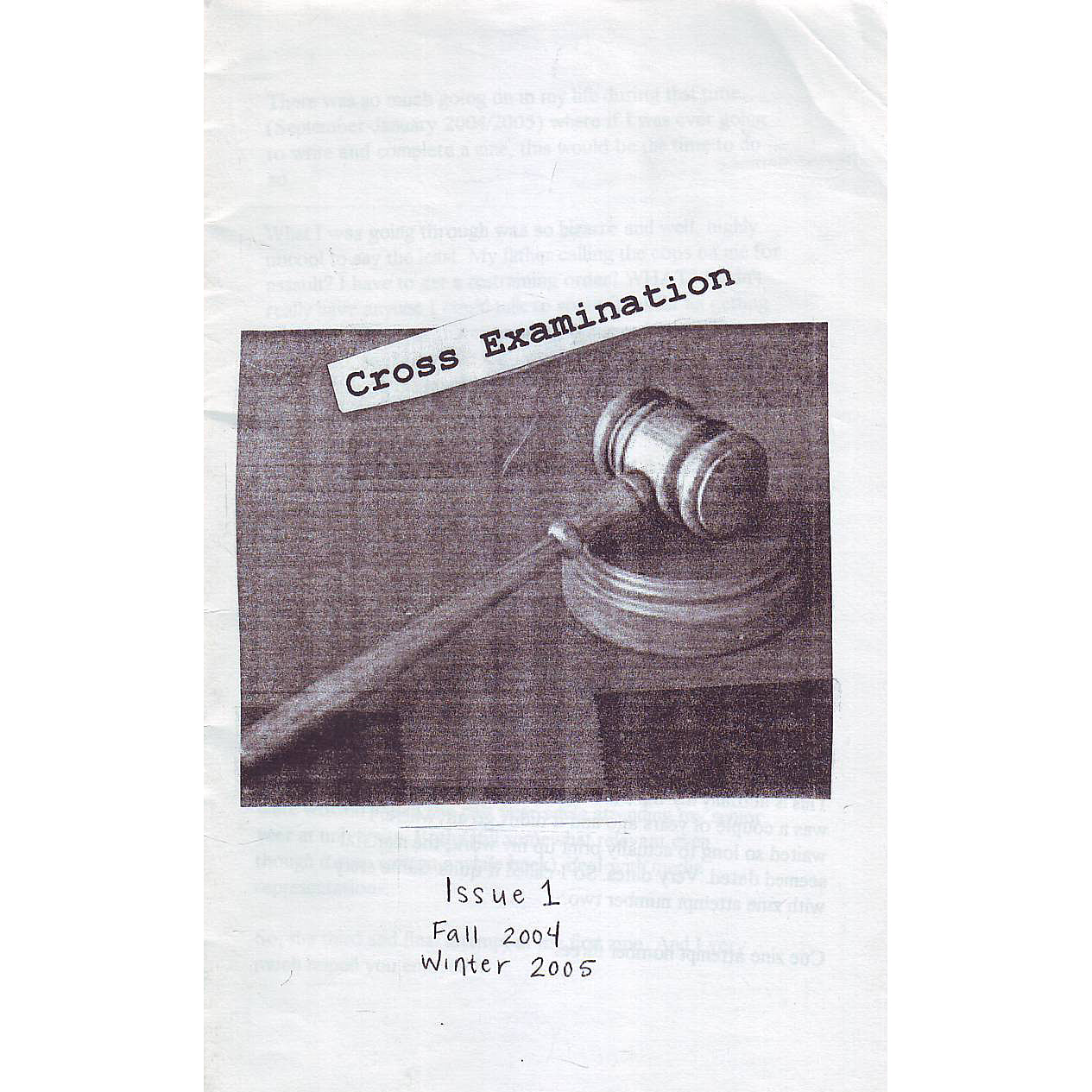 Cross Examination #1