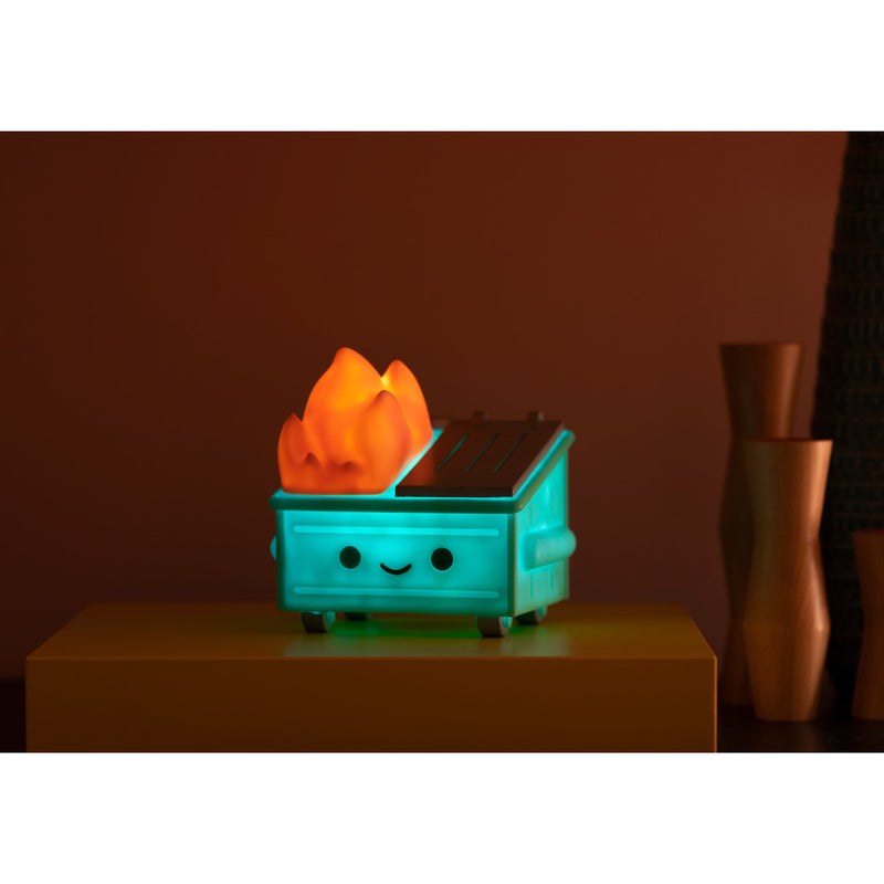 Dumpster Fire Lamp (night)