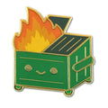 Dumpster Fire Enamel Pin