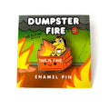 This Is Fine Dumpster Fire Enamel Pin
