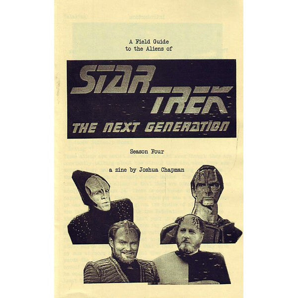 Field Guide To The Aliens Of Star Trek The Next Generation Season 4