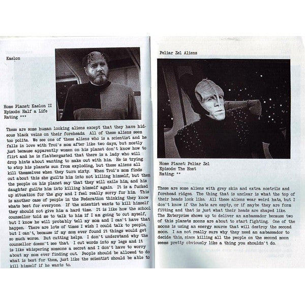 Field Guide To The Aliens Of Star Trek The Next Generation Season 4