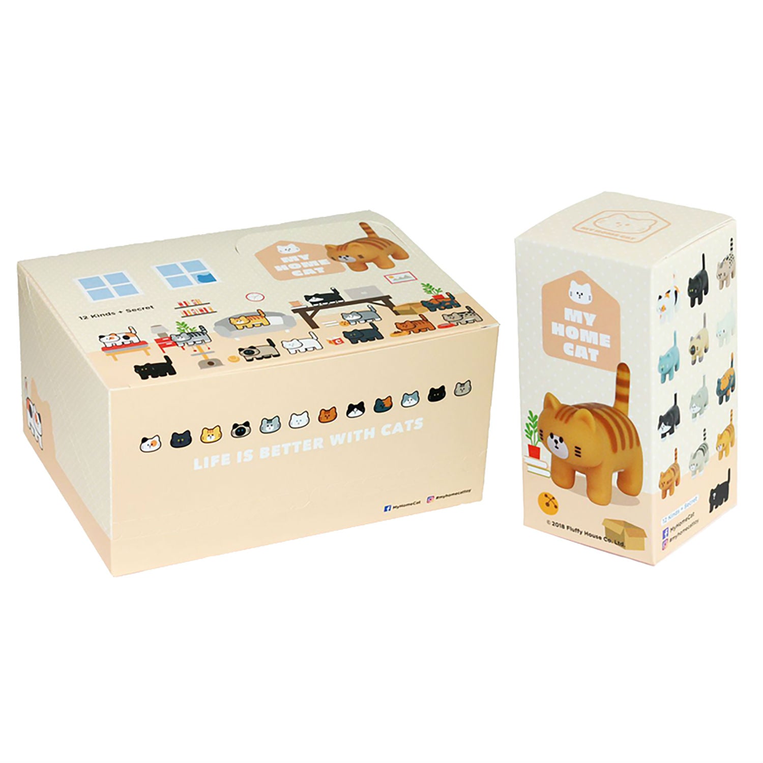 Fluffy House My Home Cat Mini Figure