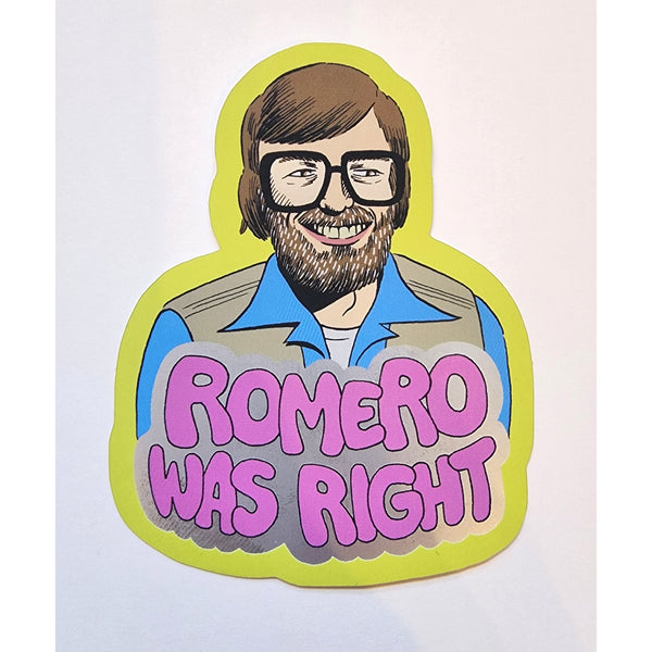 George Romero Sticker