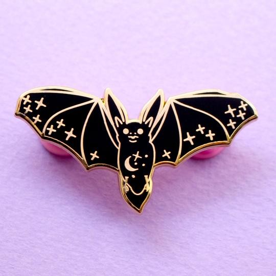 Halloween Bat Enamel Pin