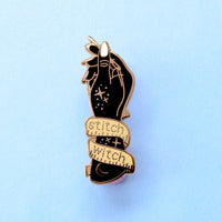 Stitch Witch Enamel Pin