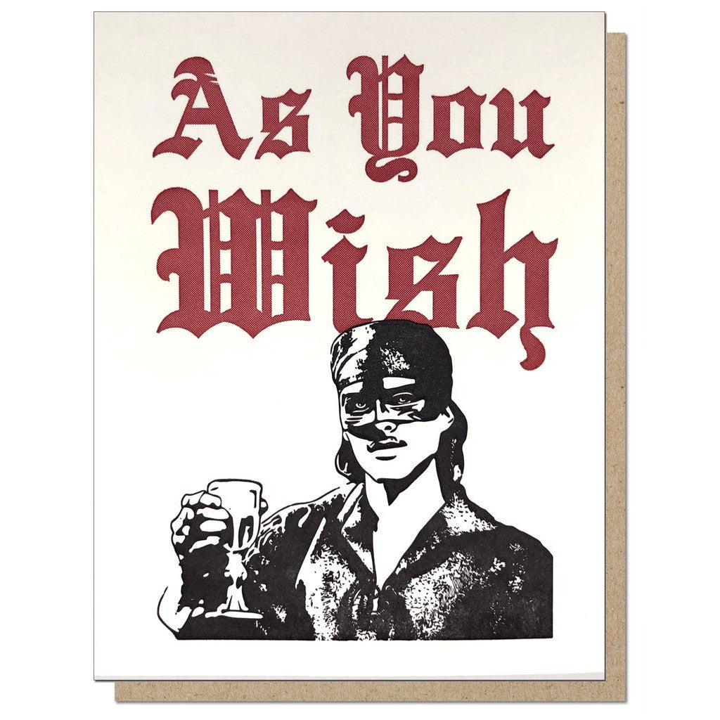 As You Wish Greeting Card