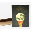 Happy Birthday Moon Notecard