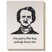 Just a Poe Boy Greeting Card