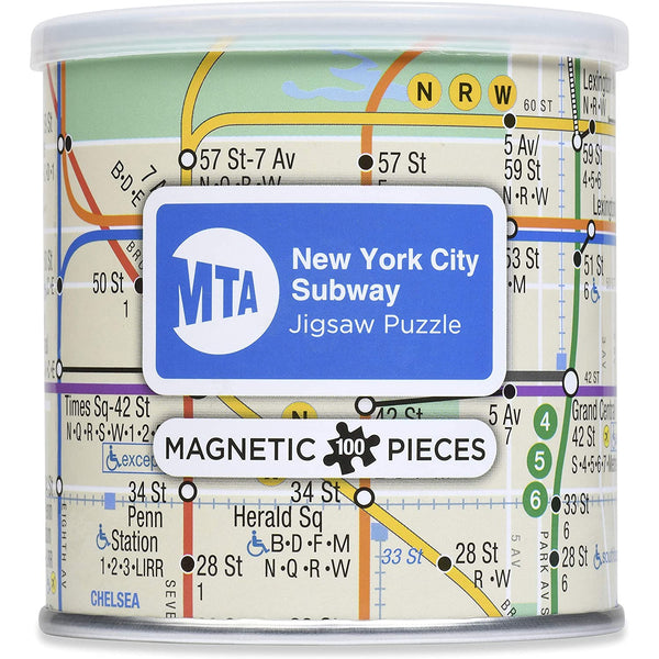 New York City Subway 100 Piece Magnetic Puzzle