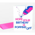 Popping Off Notecard
