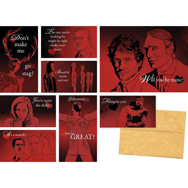 Hannibal-entines Sticker Set 